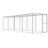 vidaXL Cage pour chats 6x1,5x1,5 m Acier galvanisé Voir les images du produit 4