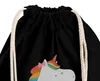 Mr. & Mrs. Panda Sportbeutel Einhorn Sekretärin - Schwarz - Produktbild-Vorschau 4
