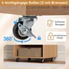 COSTWAY Rollcontainer, Rollwagen auf Rollen, Bastelwagen Produktbild-Vorschau 5