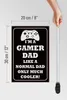Holzschild Spruch 20x30cm I´m a gamer dad like normal dad Produktbild-Vorschau 6