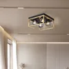 Deckenleuchte ‘Widnes’ 4 x G9 Metall Glas Schwarz / Produktbild-Vorschau 1