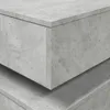 Tavolino con luci LED grigio cemento 90x50x40 cm Anteprima dell’immagine prodotto 10