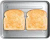 Two slices of toasted bread on a baking sheet. Voir les images du produit