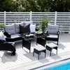 Venture Home Lounge-Set Knock Schwarz Produktbild-Vorschau 11