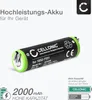 CELLONIC 1x akumulátor pre holiace strojčeky a zastrihávače Náhľad obrázku produktu 2