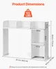 VEVOR Schreibtisch Bücherregal 2-stufiger Organizer (94,5 x Produktbild-Vorschau 7