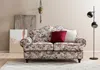 Sofa 2-Sitzer "Elita" in creme Landhaus Blumen Design Couch Produktbild-Vorschau 4