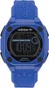 A blue Adidas digital watch is shown against a white background. Náhled obrázku produktu