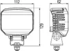 HELLA Arbeitsscheinwerfer 1GA 996 288-171 112mm 129mm 62mm Produktbild-Vorschau 6