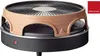 A close-up studio shot of a black and brown electric raclette and pizza maker. Podgląd zdjęcia produktu