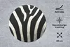 MuchoWow® Mauspad Mousepad Tiermuster - Zebra - Schwarz - Produktbild-Vorschau 2