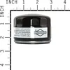Briggs & Stratton Ölfilter 2 1/4 Zoll, schwarz Produktbild-Vorschau 11
