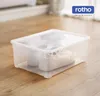 Rotho opbergbox met deksel, 10 liter, blauw, set van 6, Productafbeelding-voorbeeld 6