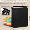 HENNEZ Panier de rangement "Adrian", 150 l - pliable - avec Voir les images du produit 3