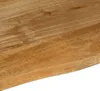 Möbel Tischplatte mit Baumkante 60x60x3,8 cm Massivholz Produktbild-Vorschau 7