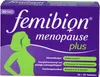 The image shows the front of a product box for Femibion Menopause Plus tablets. Anteprima dell’immagine prodotto