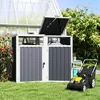 Outsunny Abri pour 2 poubelles 240L, cache poubelle Voir les images du produit 2