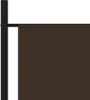 A close-up view of a brown room divider attached to a black pole. Voir les images du produit