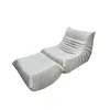 Canapé - Fauteuil-lit Canapé relax avec pouf Beige Voir les images du produit 18
