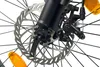 Close-up of a bicycle's front wheel brake system. Produktbild-Vorschau