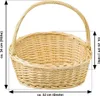 1 Geschenkkorb Natur ohne Holzwolle Präsentkorb Weidenkorb Produktbild-Vorschau 2