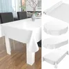 Tischdecke Wachstuch Einfarbig Weiß Robust Wasserabweisend Produktbild-Vorschau 6