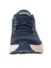 A front view of a dark blue Skechers Arch Fit sneaker against a white background. Produktbild-Vorschau