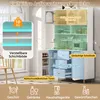 Merax Armoire de cuisine, Buffet Armoire haute avec 3 Voir les images du produit 6