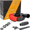 BTEC Staubabsaugung Set für Winkelschleifer Ø 115–125 mm – Produktbild-Vorschau 2