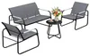 Outsunny Gartenmöbel Set Sitzgruppe für 4 Personen Produktbild-Vorschau 1