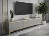 RTV Schrank OXFORD II 175 cm, Grau / grau matt + gold, Produktbild-Vorschau 4