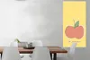 MuchoWow® Poster Apfel - Obst - Text 60x120 cm - Produktbild-Vorschau 2
