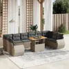 Modulares Garten-Sofaset, 11-teilig, mit verstellbarem Produktbild-Vorschau 2