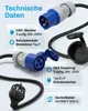 feletec 2x adattatore CEE spina CEE a Schuko accoppiamento Anteprima dell’immagine prodotto 4