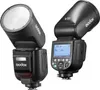 Two black Godox camera flashes are shown against a white background. Produktbild-Vorschau