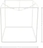 Lampenschirm-Gestell Quadrat - für E14 + E27 15 cm / 15x15 Produktbild-Vorschau 2