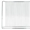 A close-up, top-down view of a silver metal oven rack against a white background. Produktbild-Vorschau