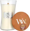 WoodWick Oval Vase Kerze - Sauberes Leinen, 609,5g Produktbild-Vorschau 12