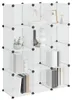 vidaXL Système d'étagères avec 12 cubes Transparent PP Voir les images du produit 4