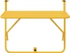 A yellow metal balcony table with a white background. Anteprima dell’immagine prodotto