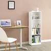 VASAGLE Bücherregal mit 4 Fächern weiß Holzregal 121,5 cm Produktbild-Vorschau 7