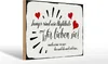 Holzschild Spruch 30x20cm Jungs sind wie Highheels wir Produktbild-Vorschau 2
