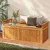 COSTWAY Coffre de jardin 209L, Coffre de rangement avec Voir les images du produit 2