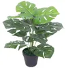 vidaXL Künstliche Monstera-Pflanze mit Topf 45 cm Grün Produktbild-Vorschau 2