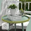 Outsunny Beistelltisch Garten, wetterfester Gartentisch mit Produktbild-Vorschau 4