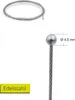 Edelstahl-Drahtseil Ø 1,2 mm, 7x7 mit Kugelnippel Ø 4,5 mm, Produktbild-Vorschau 2