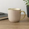 Porzellan Tassen Set 6x 400 ml – Latte Kaffeebecher mit Produktbild-Vorschau 4