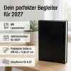 PlanWise Black Buchkalender 2027 A5 Flex-Hardcover - 1 Produktbild-Vorschau 2