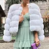 Donna Cappotto in Pelliccia sintetica Giacca invernale in Anteprima dell’immagine prodotto 3