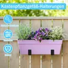 8er Set Blumenkastenhalter für Balkon Geländer, verstellbar Produktbild-Vorschau 3